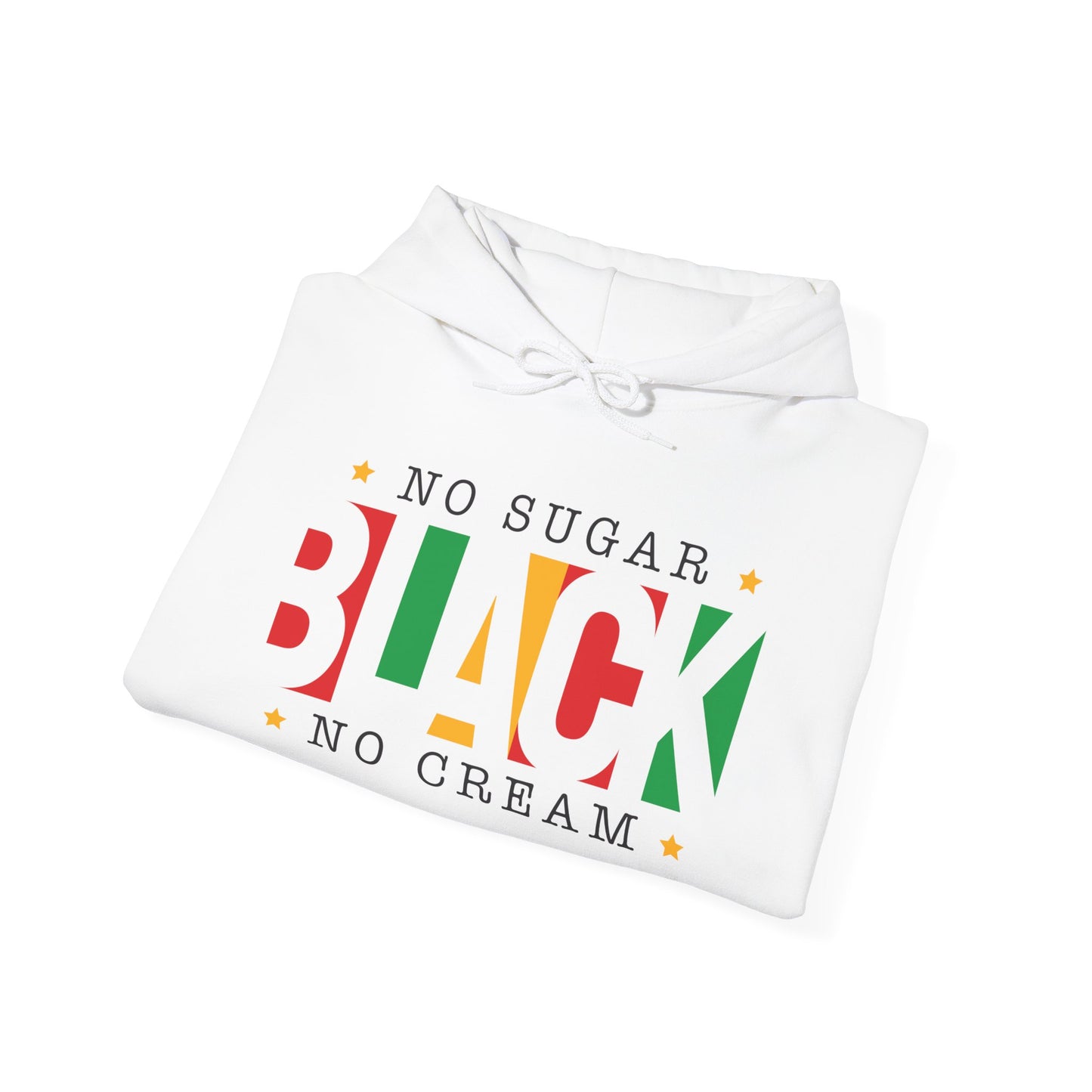 Black No Sugar No Cream Unisex hoodie