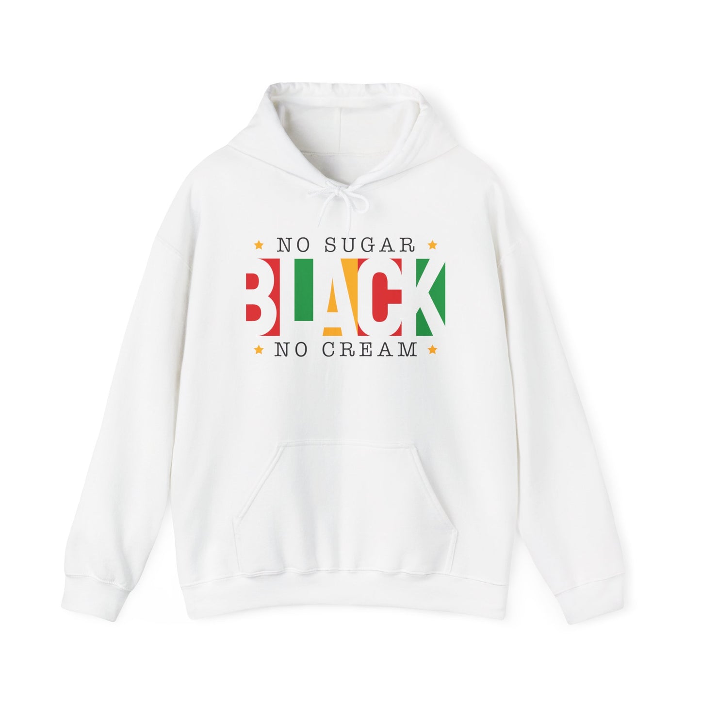Black No Sugar No Cream Unisex hoodie