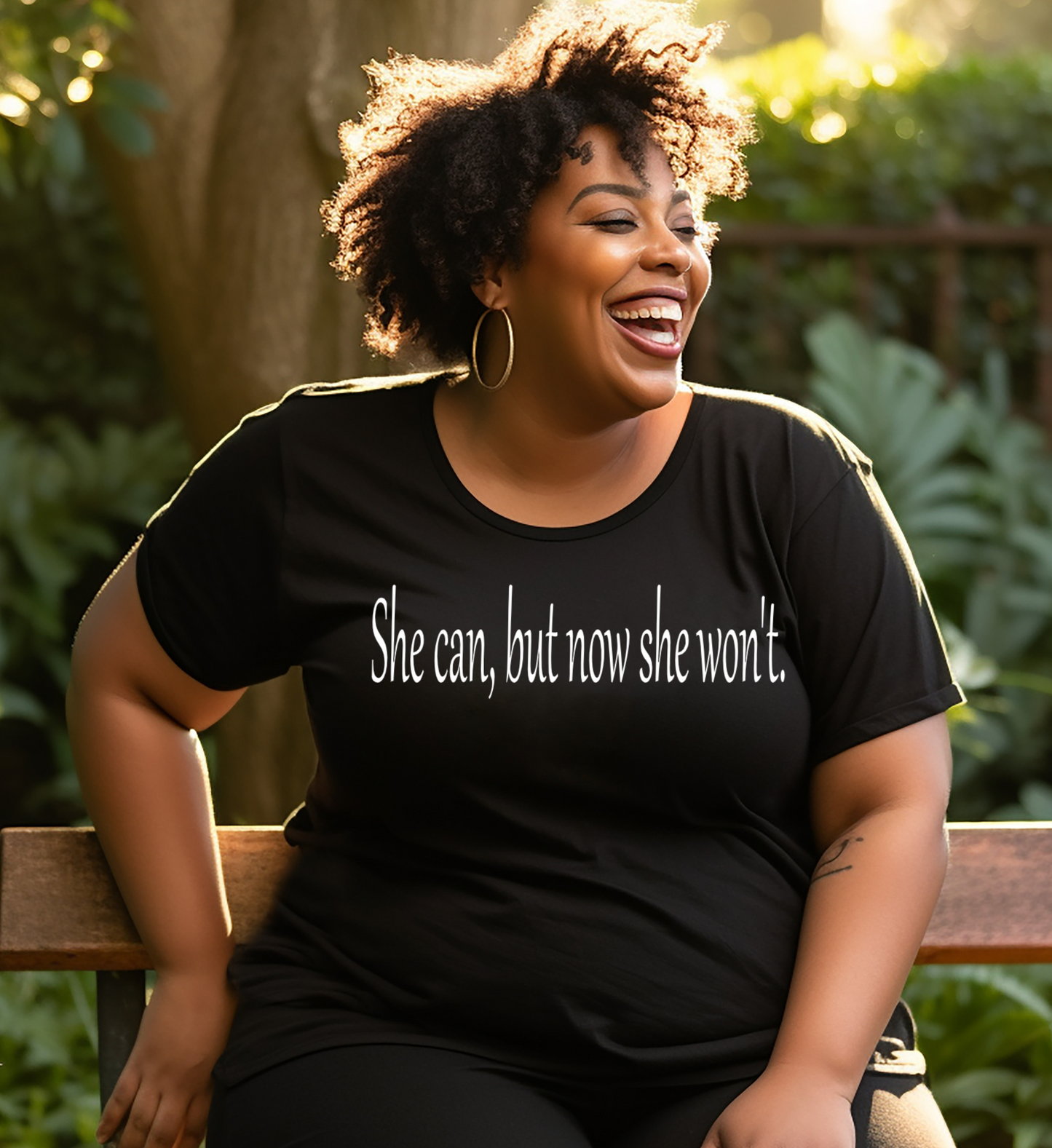 She can but now she won't.