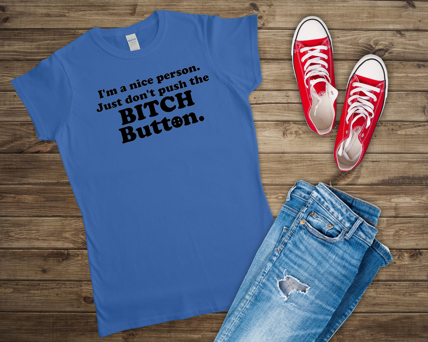 Bitch Button Shirt
