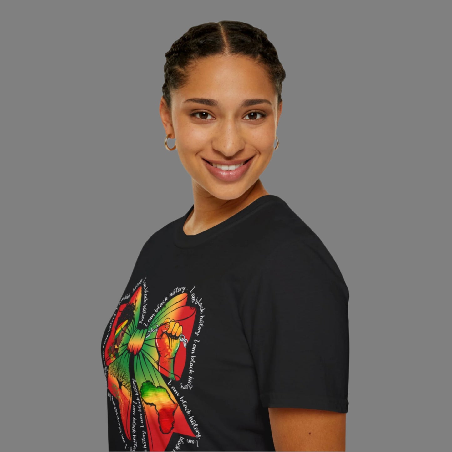 Black History bow T-Shirt