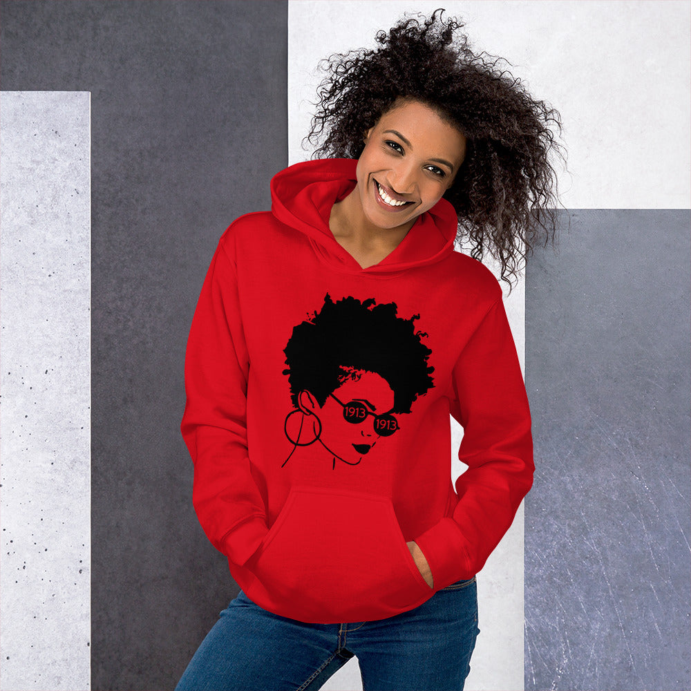 Black and Red Unisex Hoodie